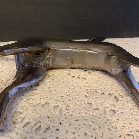 Studio Handcrafted/welded Metal Whippet/Greyhound - Picture 5 of 6